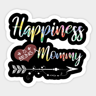 happiness is being a mommy Sticker